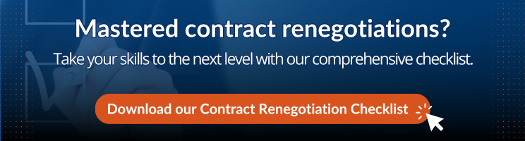 Get a free contract renegotiation checklist!