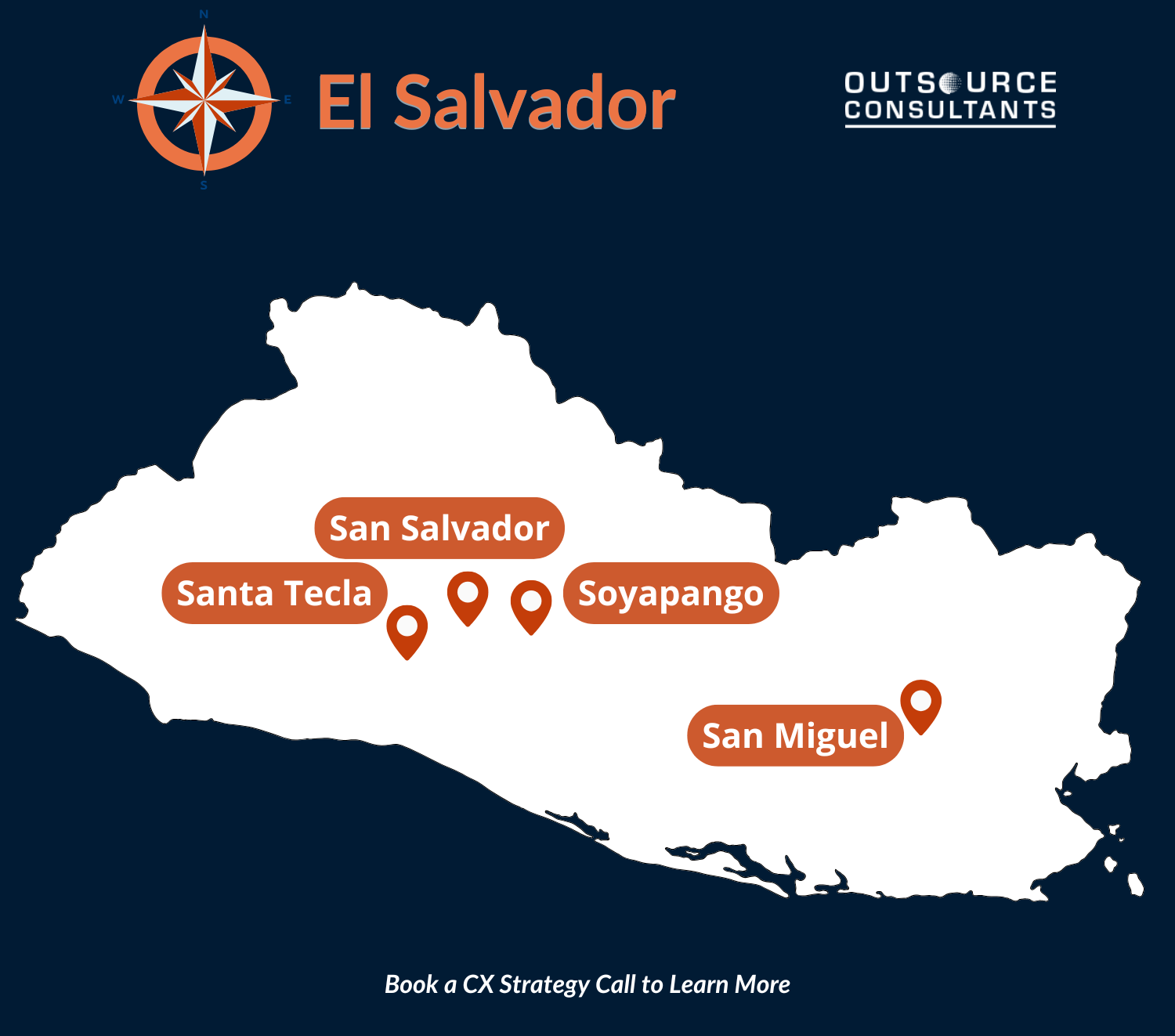 Map of El Salvador