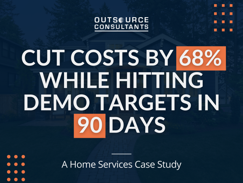 Cut Costs by 68% While Hitting Demo Targets in 90 Days