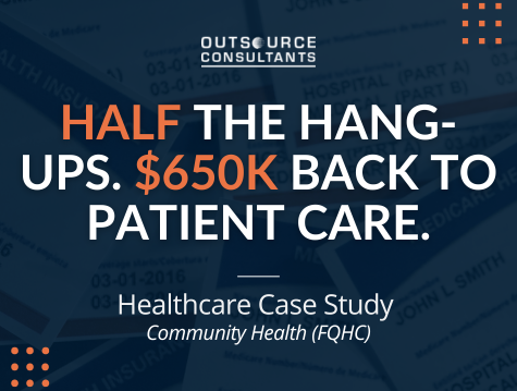 Half the Hang-Ups. $650K Back to Patient Care.