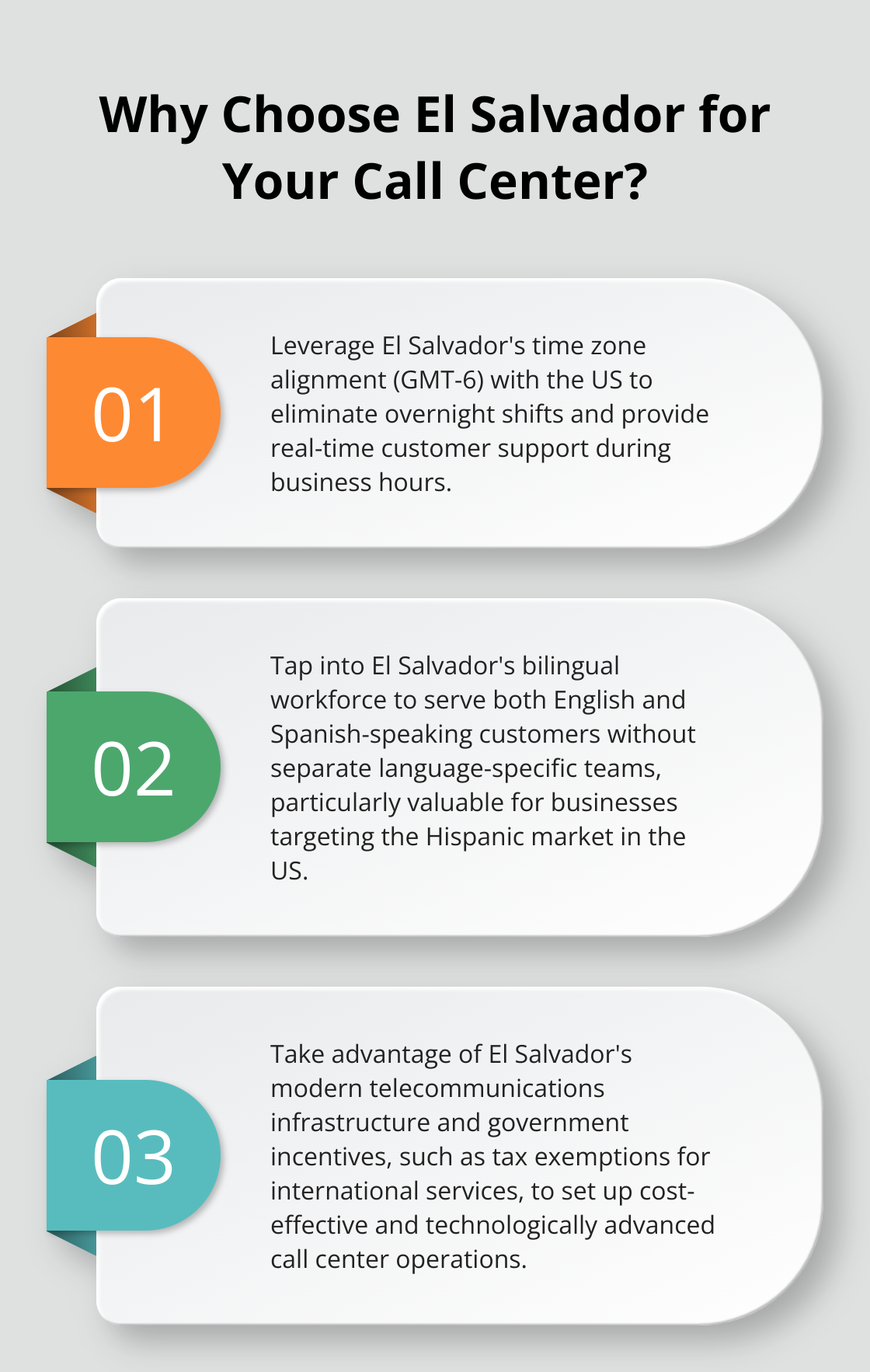 Infographic: Why Choose El Salvador for Your Call Center? - El Salvador services