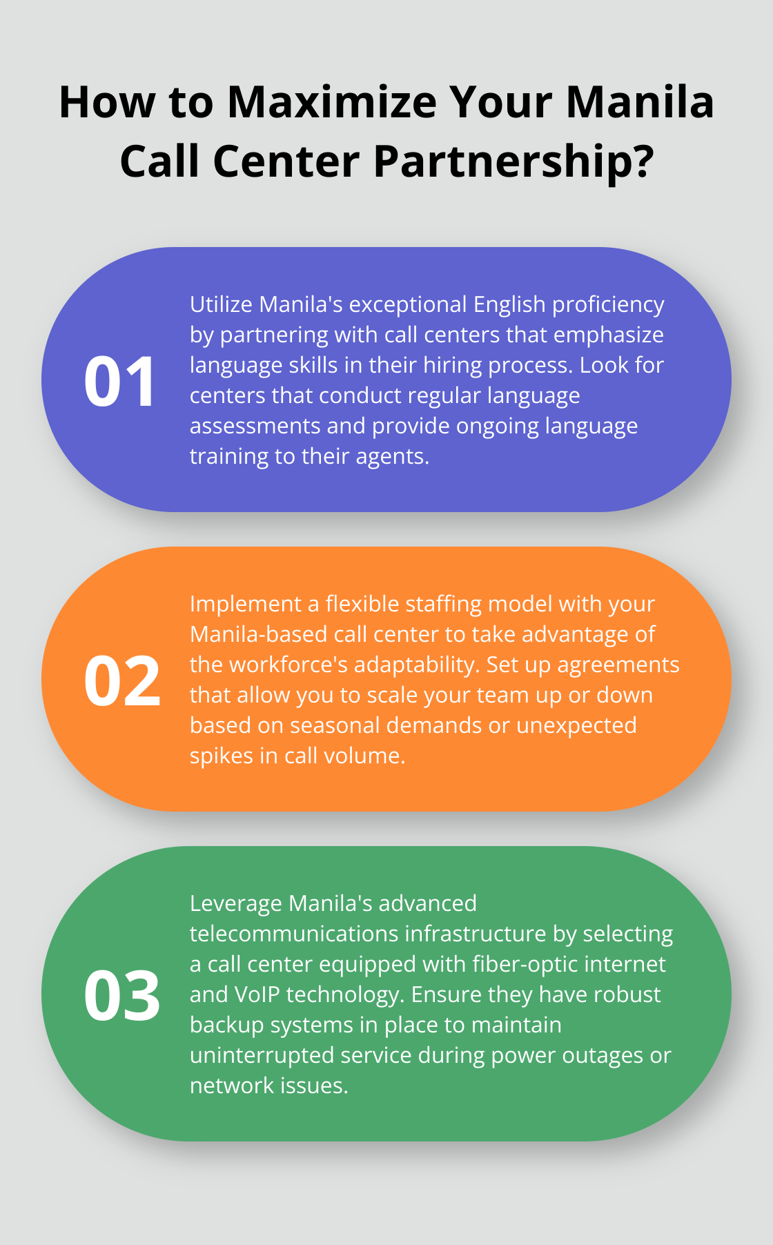 Infographic: How to Maximize Your Manila Call Center Partnership? - Manila talent