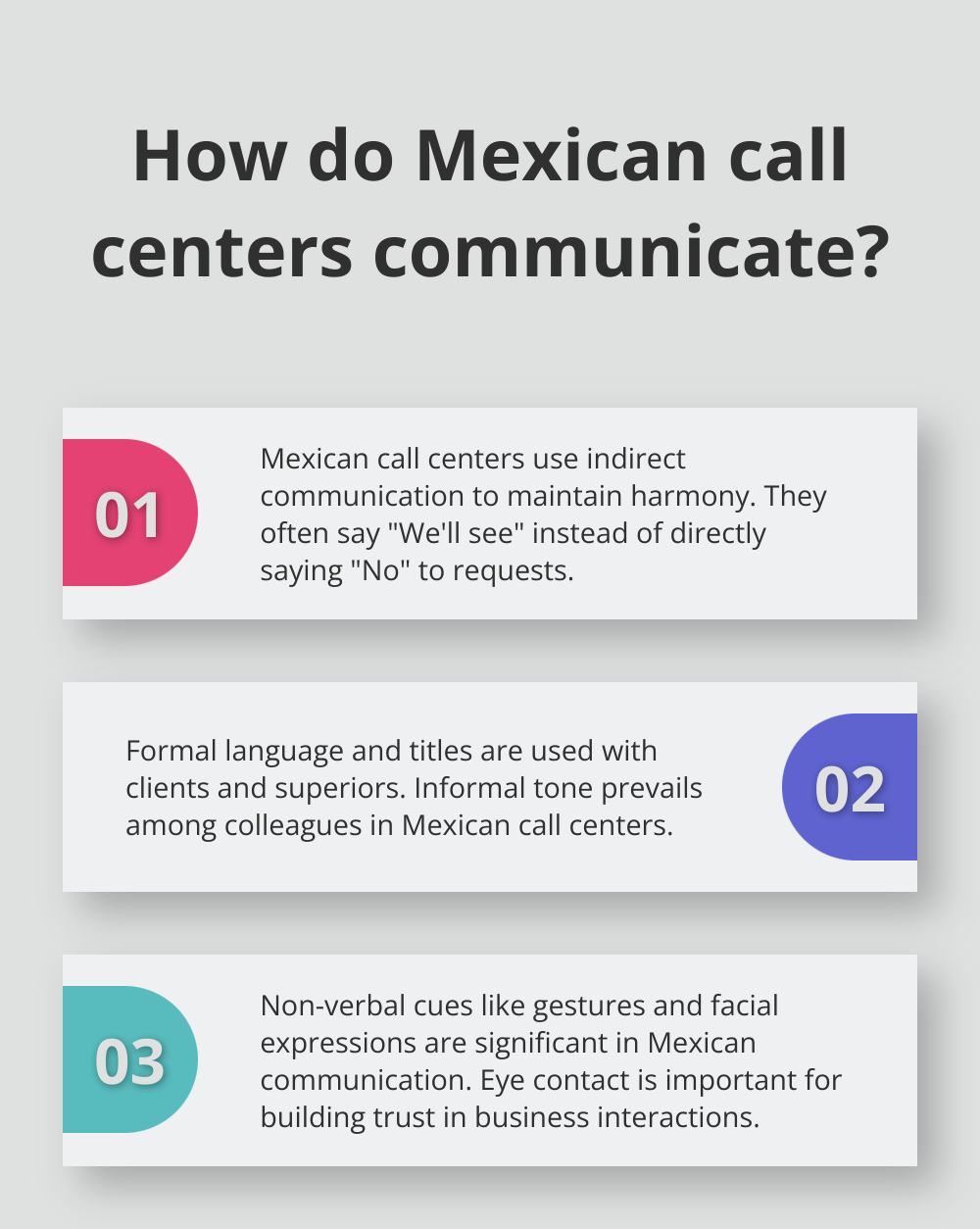 Infographic: How do Mexican call centers communicate?