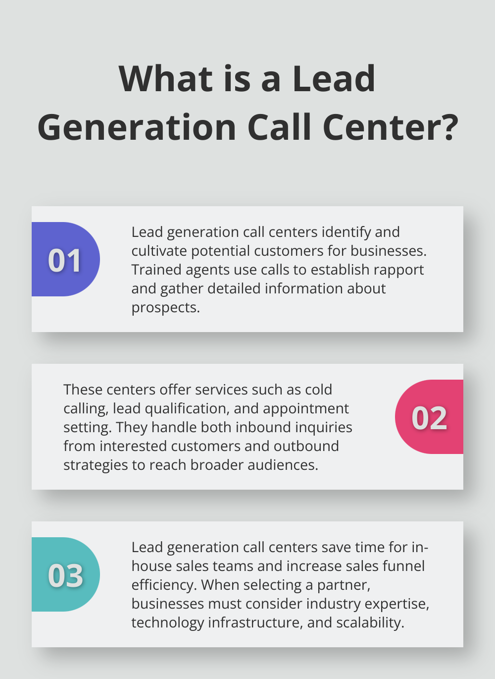 Infographic: What is a Lead Generation Call Center?