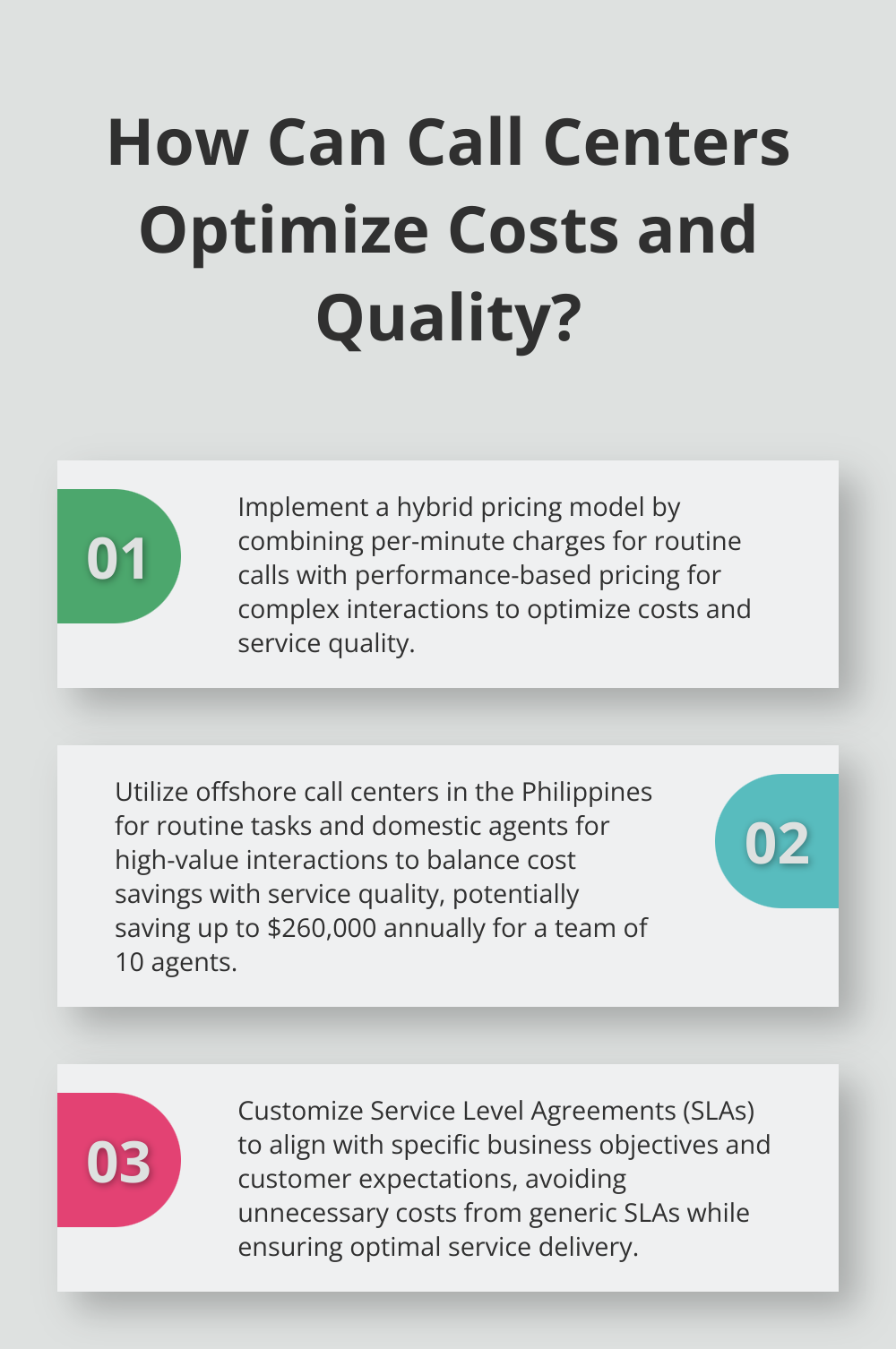 Infographic: How Can Call Centers Optimize Costs and Quality?